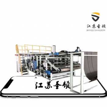 江苏生产厂家PVC地面保护材料复合机 编制布珍珠棉复合机 沙发垫面料复合机