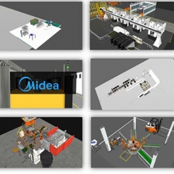Visual Components软件工厂仿真方案 SolidKits