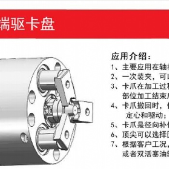 厂家BOSSCHUCK卡爪回缩式端驱卡盘，原装进口