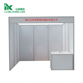 北京展会标摊展位 铝材标展搭建 八棱柱标摊展厅设计