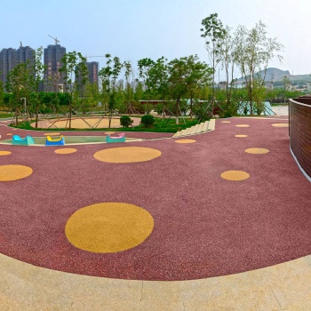 湖北恩施彩色透水地坪供应 压花压膜地坪 艺术地坪 地坪材料批发