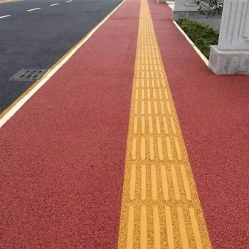 湖北黄冈彩色透水地坪供应 压花压膜地坪 艺术地坪 地坪材料批发