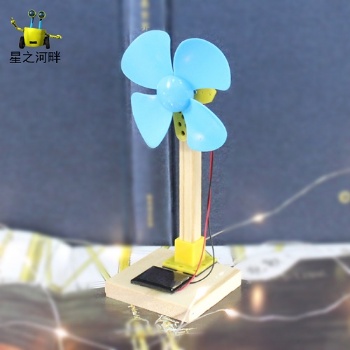 科学小制作开心木条太阳花 小学生diy科技小制作手工拼装益智玩具
