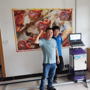 3d墙绘机立式墙画机器绘画机自动喷绘机墙体广告彩绘机创业设备