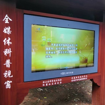 65寸户外壁挂广告机（带空调）