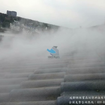 夏季商业街降温、湖南锦胜雾森降温设备