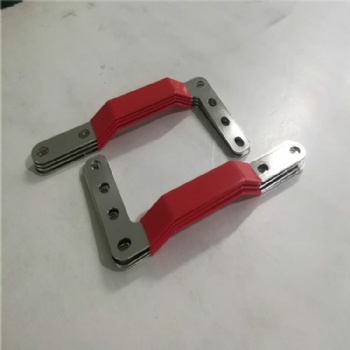 定制异型红色环氧树脂绝缘涂层铜排，T2紫铜排