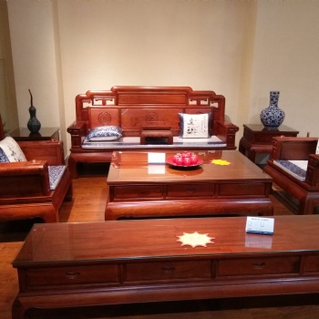 邢台红木全屋定制整装批发大果紫檀独板老料花纹水波纹虎皮纹