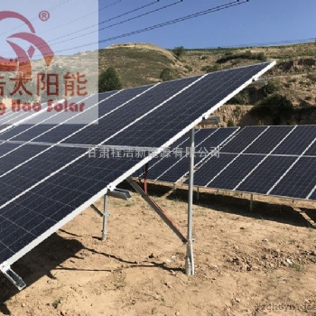 甘肃兰州 定西农村100kw分布式光伏发电 太阳能并网发电