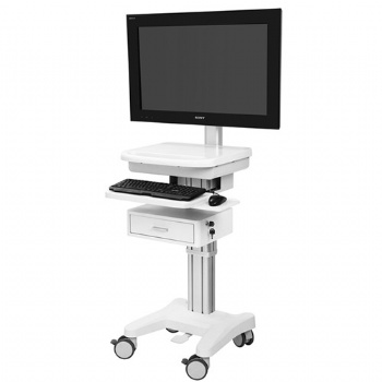 远程移动工作站电脑一体机台车护理查房车Mobile Workstation