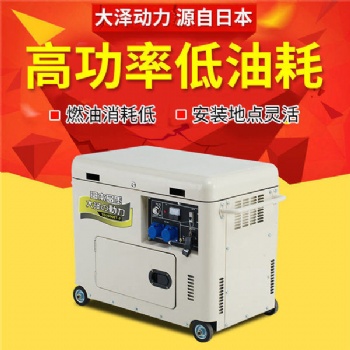 大泽动力6千瓦柴油发电机