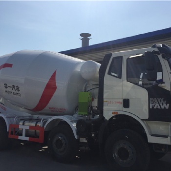 厂家供应文山一汽解放四轴轻量化12方混凝土搅拌车