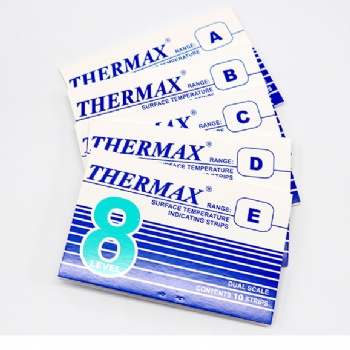 THERMAX 8格测温纸 英国TMC热敏试纸温度板温条温度标签37-260℃