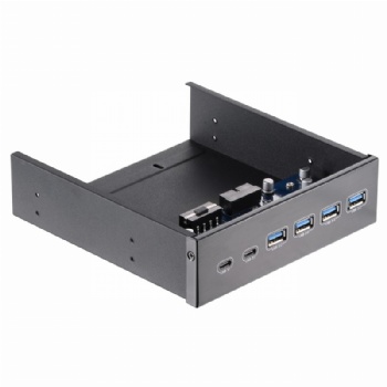 台式机前置光驱面板 4口USB3.0+2个Type-C 内置光驱位扩展卡