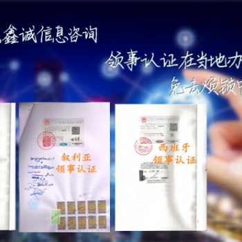 英属维京群岛领事双认证公证书