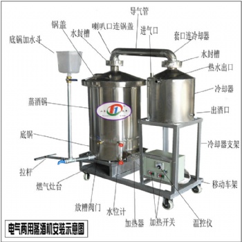 家用小型电加热蒸酒机
