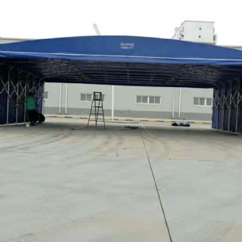 焦作户外推拉帐篷膜结构车棚移动物流蓬施工帐篷