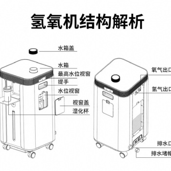 鸿福康源家用氢气呼吸机可定制生产厂家