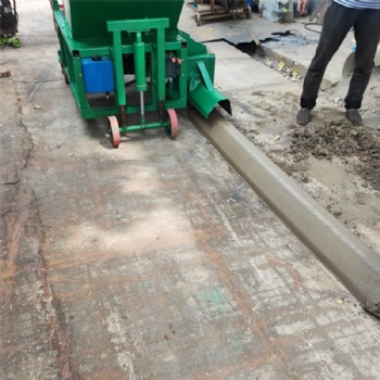 路沿石成型机 路缘石滑模成型机 混凝土路牙石自动成型机