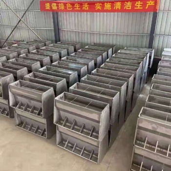 不锈钢料槽床料槽采食机单面双面料槽猪用食槽育肥猪料槽