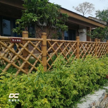 漳州仿木护栏生产厂家，园林景观护栏安装