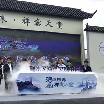 漯河市干冰升降台 电磁阀吸幕落幕 手印能量柱