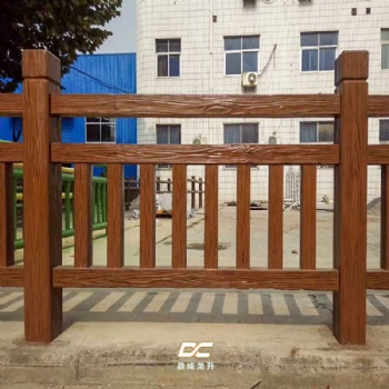 湖南水泥仿树皮护栏3-8型仿木护栏公园景区建筑