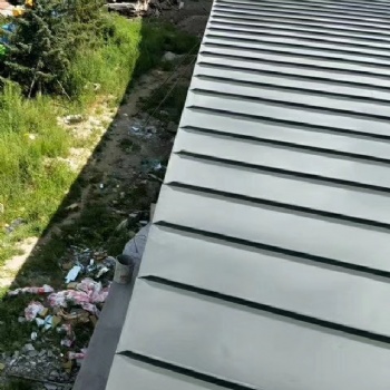 矮立边铝镁锰板矮立边施工30型铝镁锰屋面板