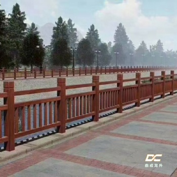 福建龙岩仿木护栏 水泥混凝土仿木栏杆护栏