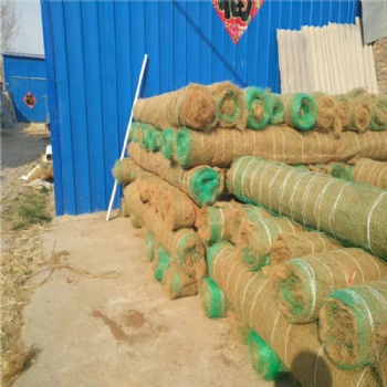 白银市环保草毯 边坡绿化生态植物纤维毯 椰丝毯 河渠护岸边坡绿化