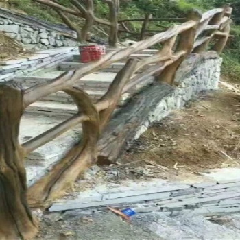 隆昌市景区仿木栏杆制作