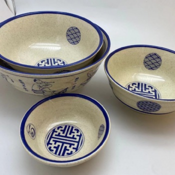 上海壹粤密胺面碗，陕西臊子面面碗餐具，仿瓷面碗定制