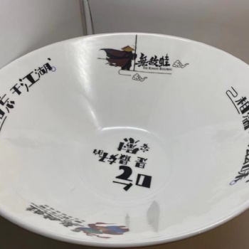 上海壹粤密胺大面碗，牛蛙龙虾面碗，大胃王比赛用餐具