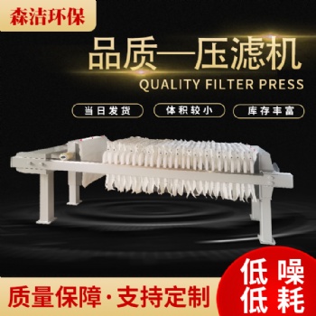 石材分离厢式压滤机工业尾矿污泥脱水处理设备