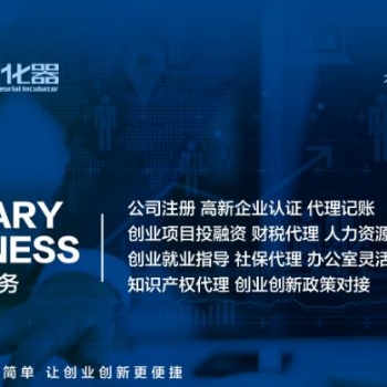 公司注册代理记账财税代理