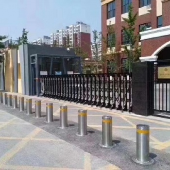 捷安创全自动升降、可移动升降、半自动升降柱，防撞柱