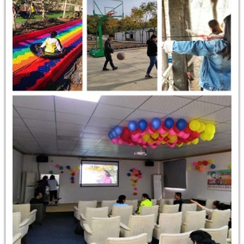 当地导游发圈分享，武汉公司年会很有创意的就属乐农农庄