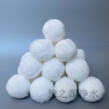 辽源改性纤维球废水回收 35mm优质涤纶纤维球滤料