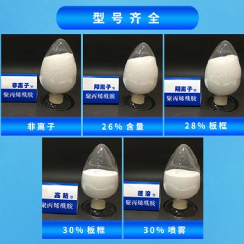 聚丙烯酰胺PAM阴离子阳离子非离子絮凝剂污泥污水洗沙处理药剂