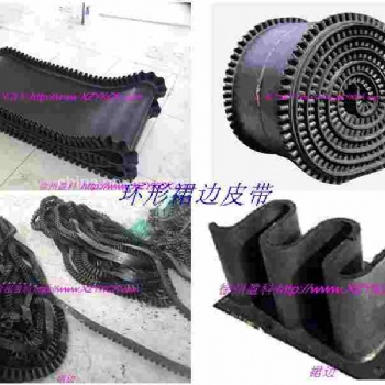 裙边皮带，给煤机皮带，给料机皮带，带定位槽裙边皮带，皮带秤皮带