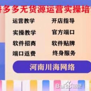 拼多多无货源店群软件贴牌_拼多多整店同行采集，店群运营培训