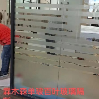 天津霖木森单玻玻璃隔断