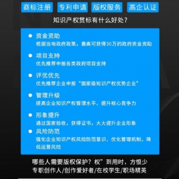 商标、专利申请代办服务（太原）