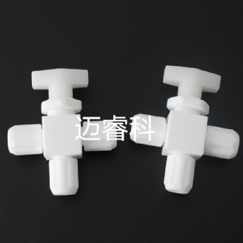 加工定制PTFE三通阀PTFE三通换向阀