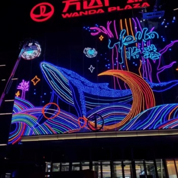 景区亮化 墙体灯饰画出租出售