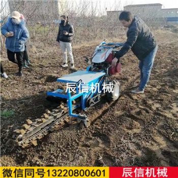 链条开沟机 手推链条开沟机 20公分宽挖槽机