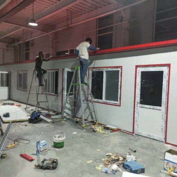 北辰区搭建钢结构，岩棉彩钢房制作厂家