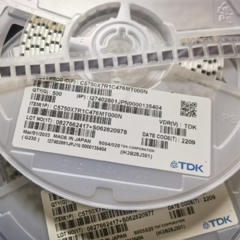 TDK贴片电容C1005X5R1E225KT000E 0402 X5R 25v 2.2UF代理商