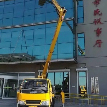 天津西青区升降车租赁 出租曲臂车 登高车 云梯车 路灯维修车