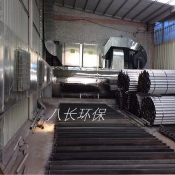 清远英德家具喷漆无尘房设计喷漆房废气处理设备安装工程
